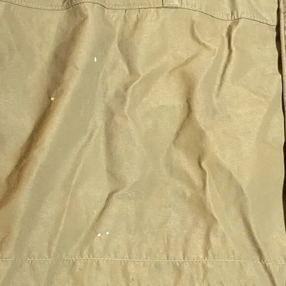 Vintage Holubar Gore tex hooded rain jacket cargo pockets work stains Large - Picture 6 of 12